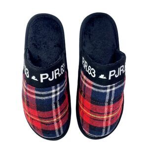 Pajar Canada 1963 Stevie Buffalo Plaid Slippers Size 7-7.5 (38)